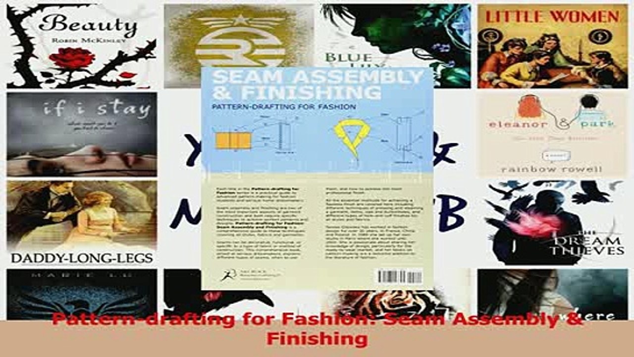 PDF  Patterndrafting for Fashion Seam Assembly  Finishing Read Full Ebook