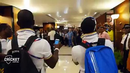new wining dance west indies cricket  match