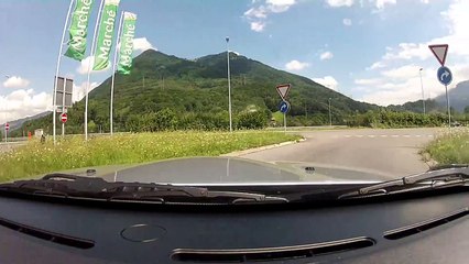 BMW Z3 3.0 Coupé speeding up for the Autobahn