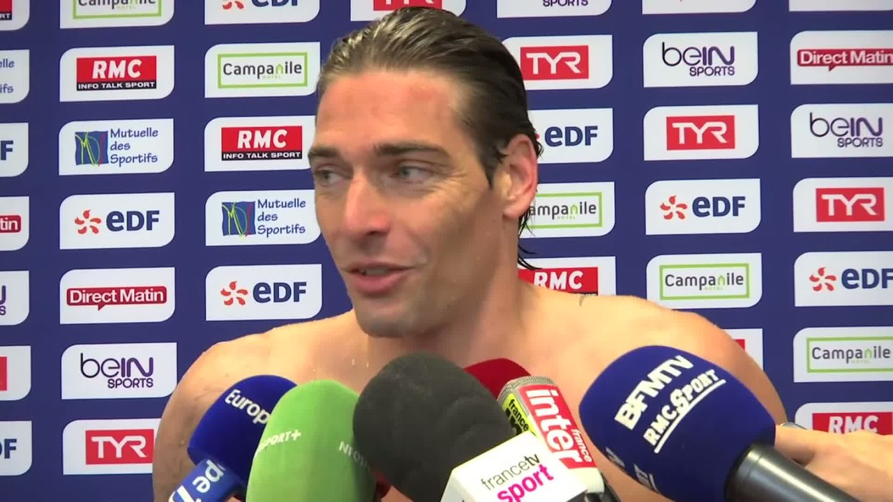 Natation - ChF (H) - Séries 100m dos : Lacourt «Ça fait du bien»