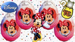 MINNIE MOUSE DISNEY KINDER SURPRISE EGGS OPENING TOYS FOR KIDS | Toy Collector