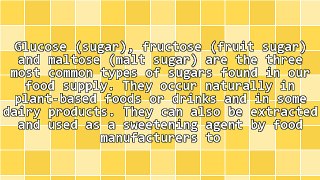 Glucose, Fructose and Why the Glycemic Index Is Misleading