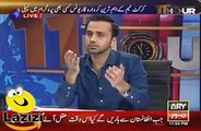 Reply of Waqar Younis to Abdul Razzaq in Waseem Badami Show
