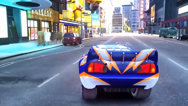 Spiderman Songs Nursery ♪ This Old Man ♪ McQueen Cars! Custom Blue McQueen Color