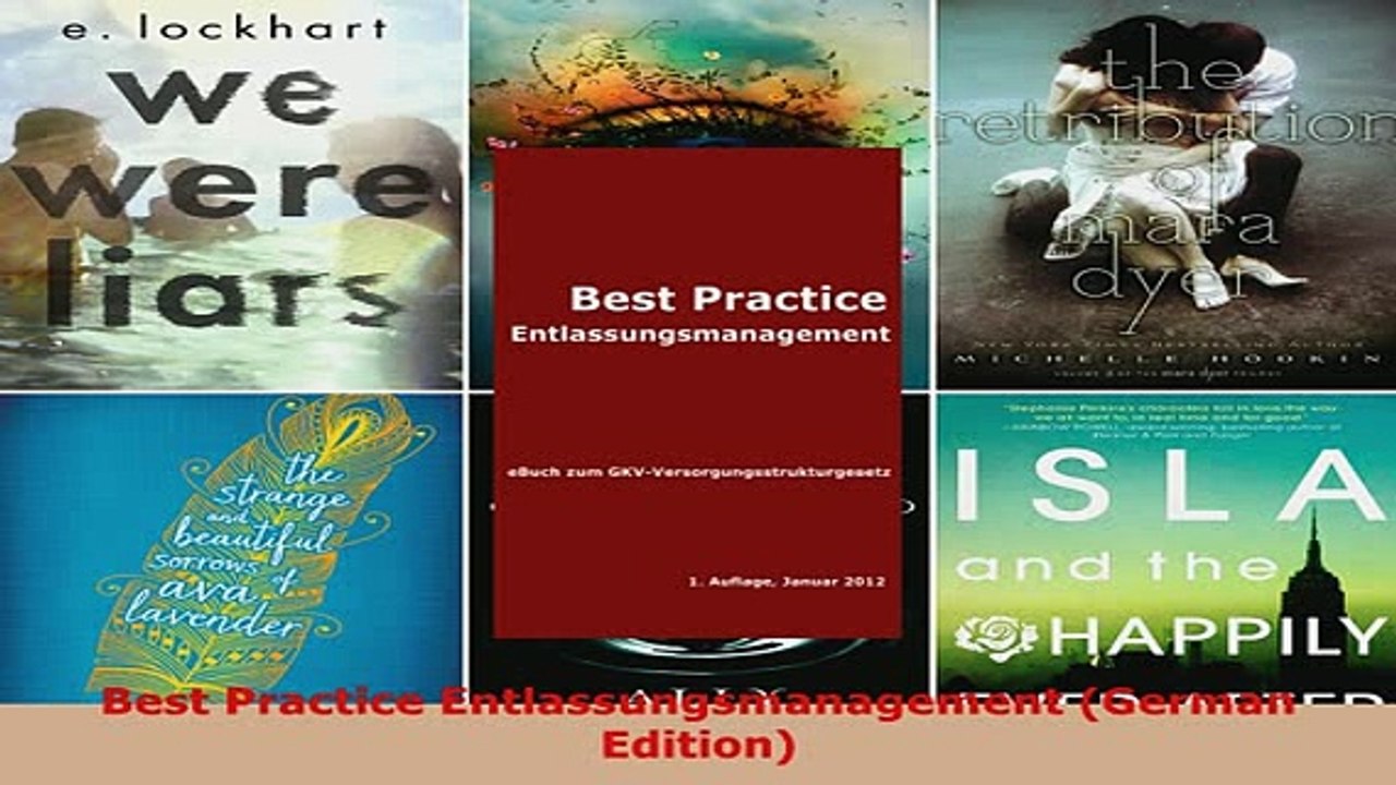 PDF  Best Practice Entlassungsmanagement German Edition Free Books