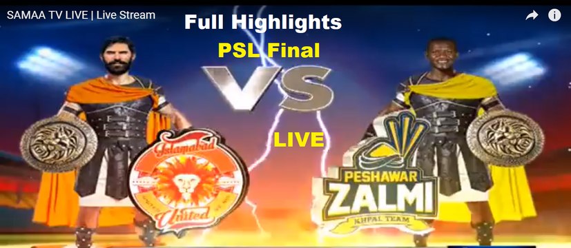 Peshawar Zalmi Vs Islamabad United - PSL Final Full Highlights - National Stadium, Karachi - March 25, 2018