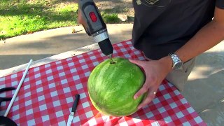 Watermelon smoothie hack in 2 minutes- No mess