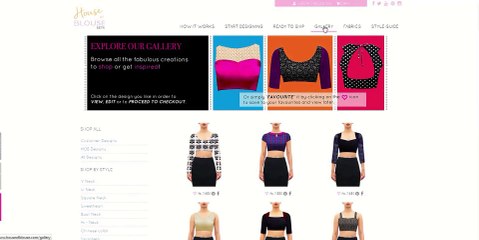 #2 of 'How to design' series I Customizing a blouse design on houseofblouse.com