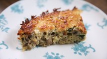 Frittata Recipe | Mushroom And Cheese Frittata | Nick Saraf's Foodlog