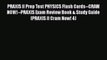 PDF PRAXIS II Prep Test PHYSICS Flash Cards--CRAM NOW!--PRAXIS Exam Review Book & Study Guide
