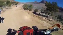 Dirt Bike Crash on Slickrock Trail - Moab Utah