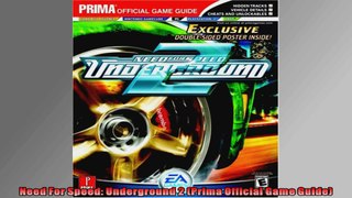 Need For Speed Underground 2 Prima Official Game Guide