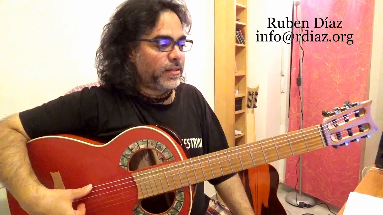 Scales sound over chords / Q & A on modern flamenco guitar / Ruben Diaz CFG Spain