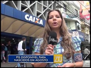 24-08-2015 - PIS DISPONÍVEL PARA NASCIDOS EM AGOSTO - ZOOM TV JORNAL