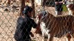 Hand feeding the Tigers at Jugomaro