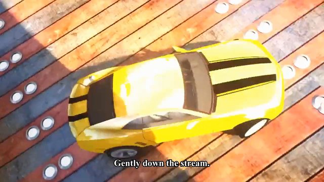 Spiderman Car For Kids - Row row row your boat - JAKE driving Lightning Color