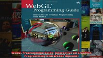 WebGL Programming Guide Interactive 3D Graphics Programming with WebGL OpenGL