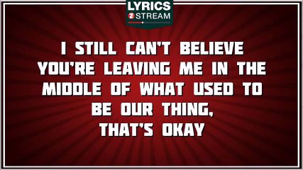 That's Okay - Marc Anthony tribute - Lyrics