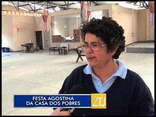14-08-2015 - FESTA AGOSTINA NA CASA DOS POBRES - ZOOM TV JORNAL