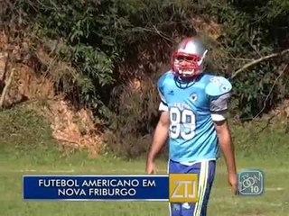 FUTEBOL AMERICANO NOVA FRIBURGO - ZOOM TV JORNAL 11-08-2015