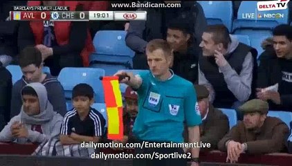 Pedro Rodriguez Anulled Goal HD - Aston Villa 0-0 Chelsea