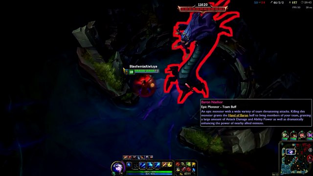 League Of Legends - Ashe Solo Baron Nashor