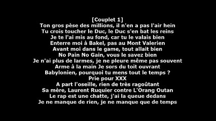 Booba - Habibi (Music Lyrics)