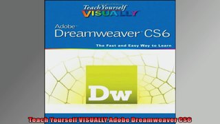 Teach Yourself VISUALLY Adobe Dreamweaver CS6