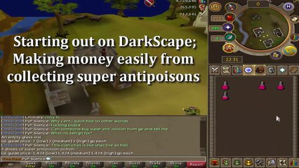 DarkScape How to make money starting off