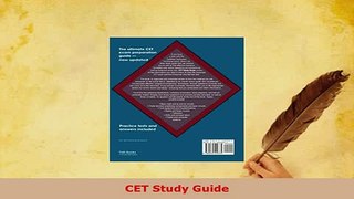 Download  CET Study Guide PDF Online