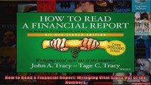 Read  How to Read a Financial Report Wringing Vital Signs Out of the Numbers Full EBook Online Free