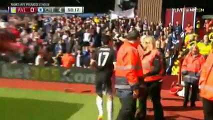 Pedro 0:4 Fantastic Goal | Aston Villa - Chelsea 02.04.2016 HD