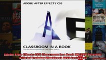 Adobe After Effects CS5 Classroom in a Book WDVD Tutorial Official Training Workbook