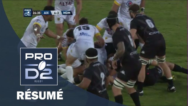 PRO D2 - Résumé Aix-Mont de Marsan: 18-20 - J24 - Saison 2015/2016