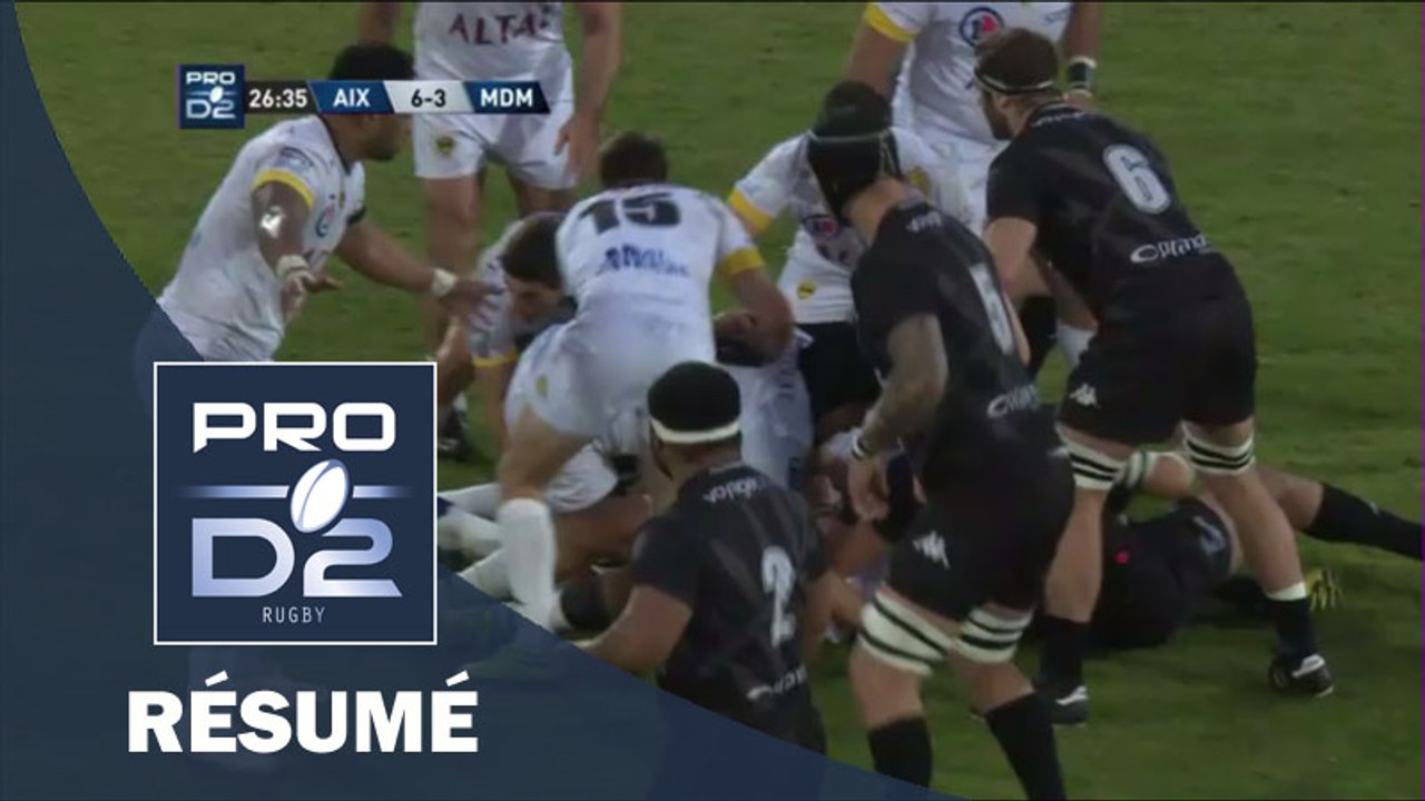 PRO D2 - Résumé Aix-Mont de Marsan: 18-20 - J24 - Saison 2015/2016