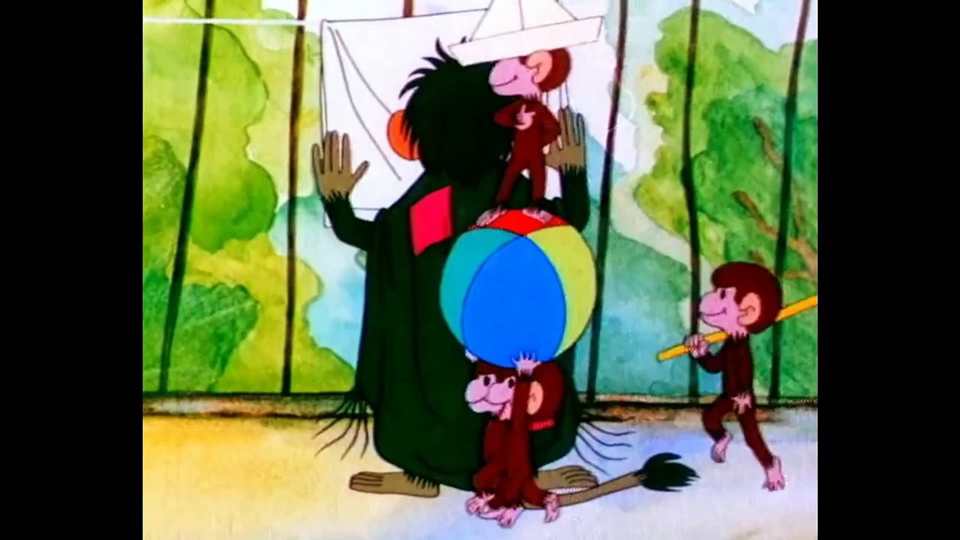 A collection of cartoons: Monkey | Careful, monkeys! Russian cartoon  animation movie - Dailymotion Video