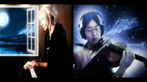 Let It Go - Frozen - Violin and Piano Cover with SNOW!