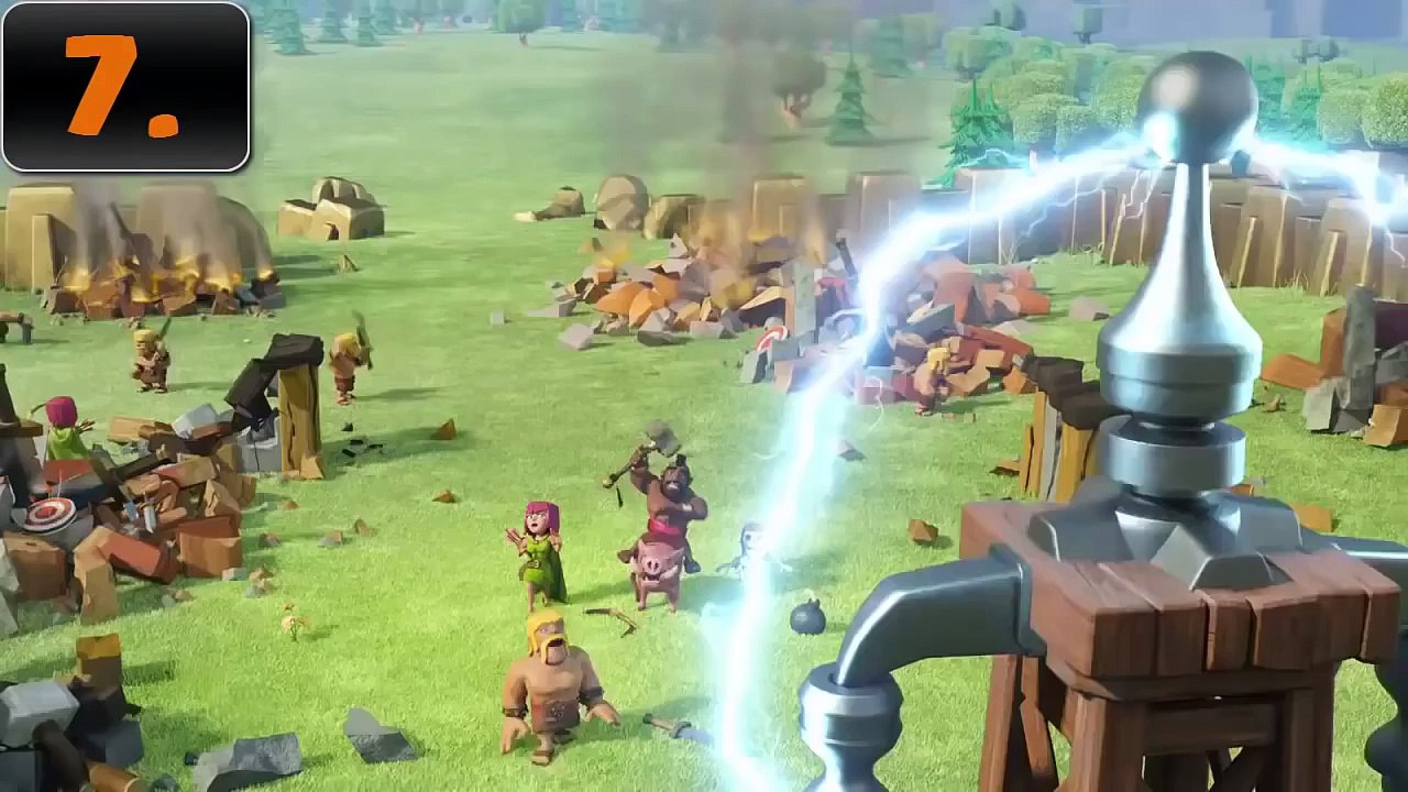 CLASH OF CLANS NEW MOVIE-TOP 10 FAN MADE COMEDY and FUNNY COMMERCIALS