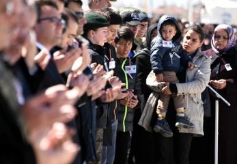 Şehit Oğlu, Babası İçin Ellerini Semaya Kaldırdı