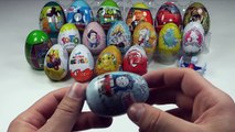 19 Surprise Eggs Unboxing, Zaini Eggs, Kinder Surprise, Cars 2, Thomas, Toy Story.