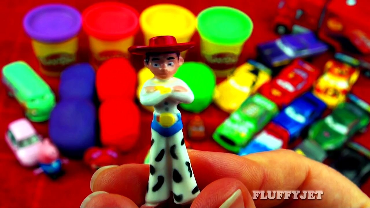 Play-Doh Surprise Eggs Cars 2 Peppa Pig Super Mario Disney Princess Toy Story Angry Birds
