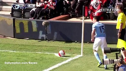 Fernando's Goal Secures Victory for Manchester City Against Bournemouth (HD) | 02.04.2016
