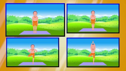 Learn Yoga in Hindi - Vrikshasana