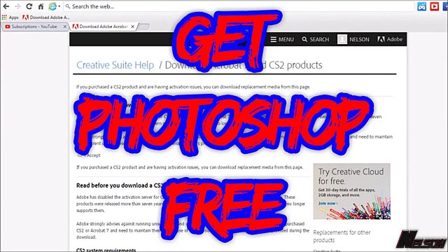 How To Get Photoshop For FREE 2016! (LEGALLY) Download Photoshop For FREE! (Windows 10, 8, 7 and Mac