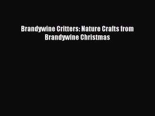 Read Brandywine Critters: Nature Crafts from Brandywine Christmas Ebook Online