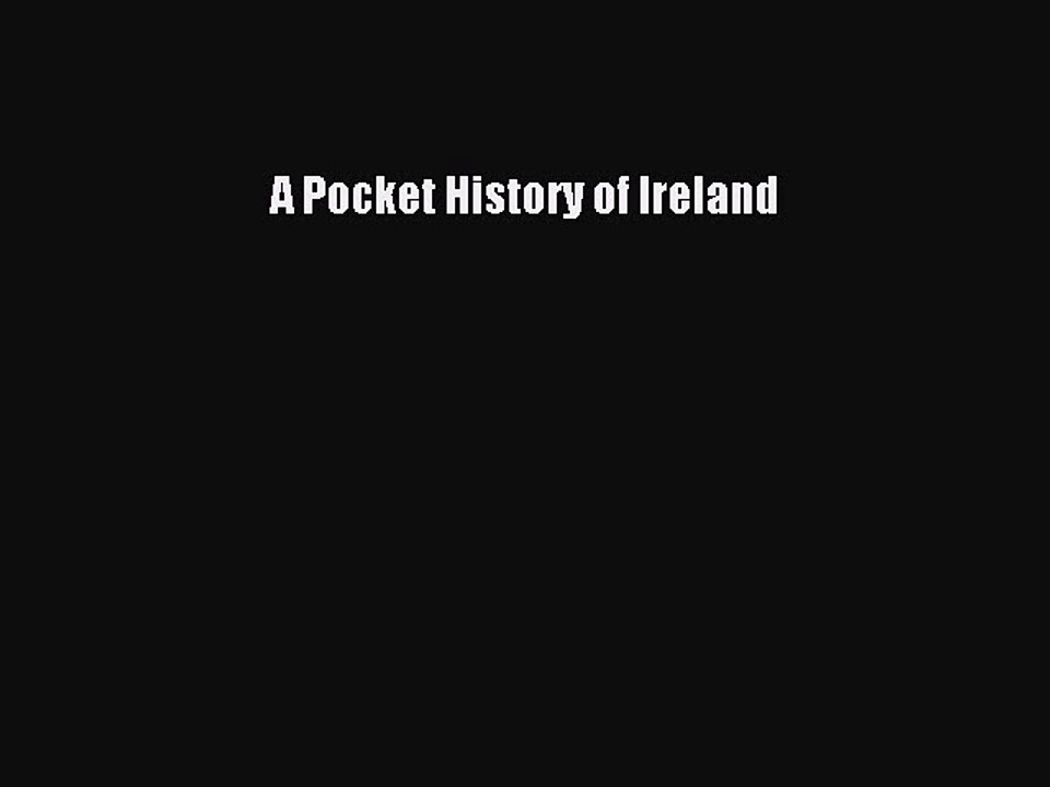 Read A Pocket History of Ireland PDF Free