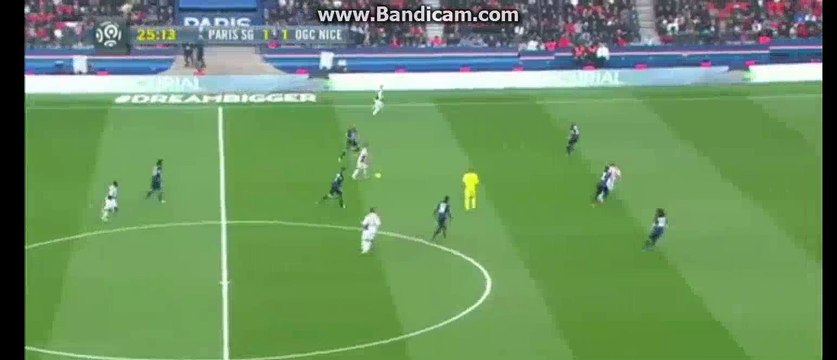 Zlatan Ibrahimovic Super Skills & Pass - PSG 1-1 Nice 02-04-2016