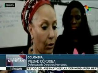 Piedad Córdoba: el proceso de paz no se puede descarrilar