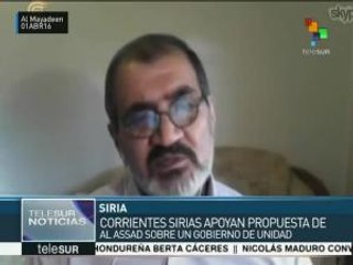Corrientes sirias apoyan propuesta de Al Assad sobre gob.  de unidad