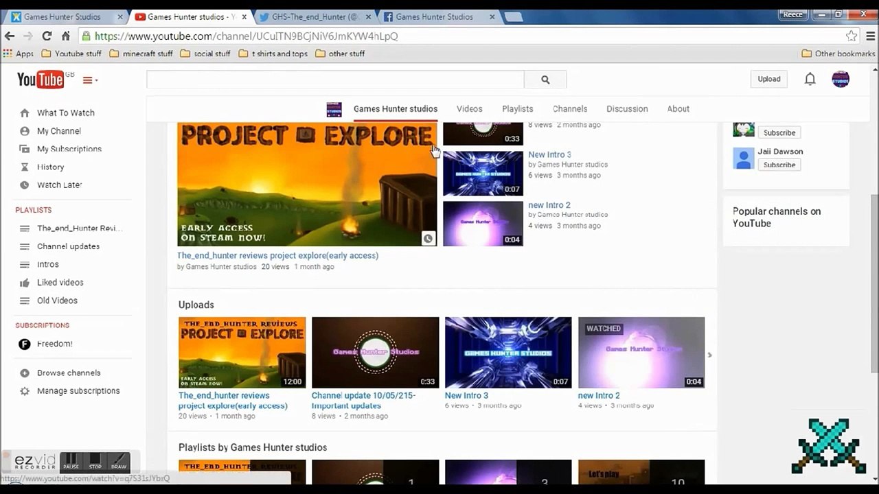 Channel update 14/07/15